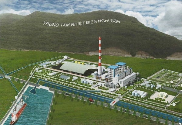 The 1,200 MW Nghi Son 2 BOT Thermal Power Plant with investment of nearly 2.8 billion USD, half of which comes from the Korea Electricity Corporation.  (Photo: VNA)