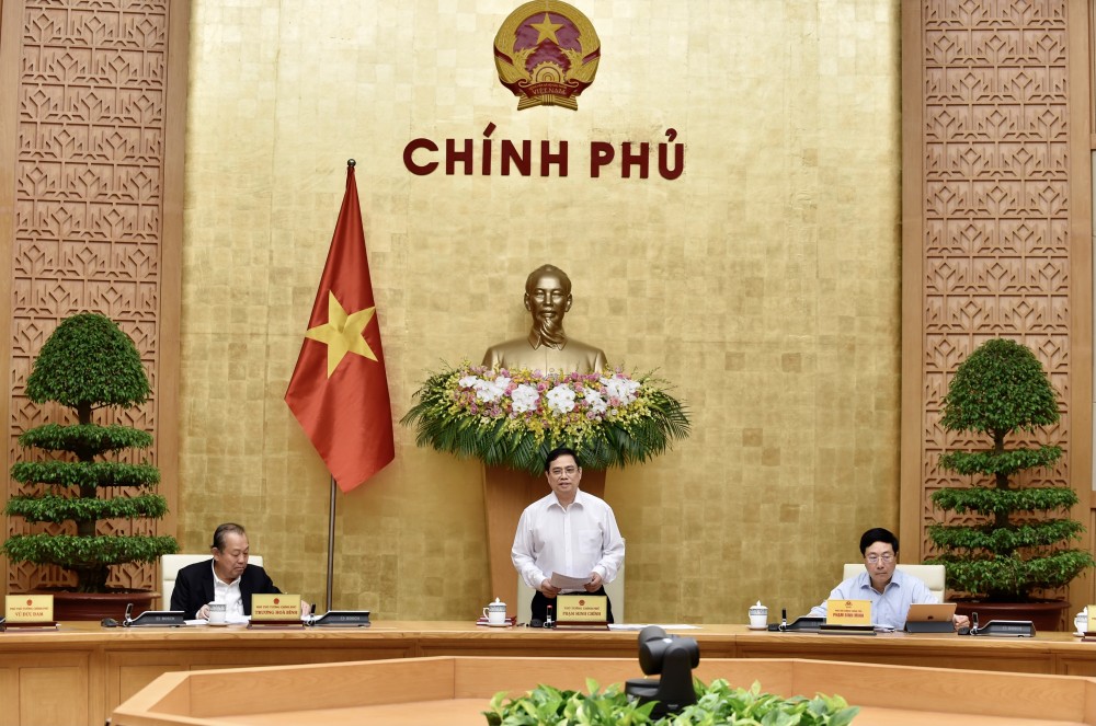 Prime Minister Pham Minh Chinh chairs Cabinet meeting