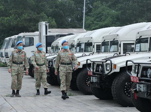 Preparations completed for Viet Nam’s first military engineer unit to a UN peacekeeping mission