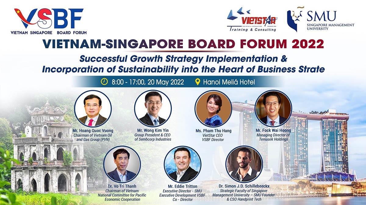 The Second Vietnam-Singapore Board Forum: Successful growth strategy implementation in the new normal