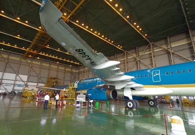 An aircraft maintenance workshop - Illustrative image. (Photo: VNA)