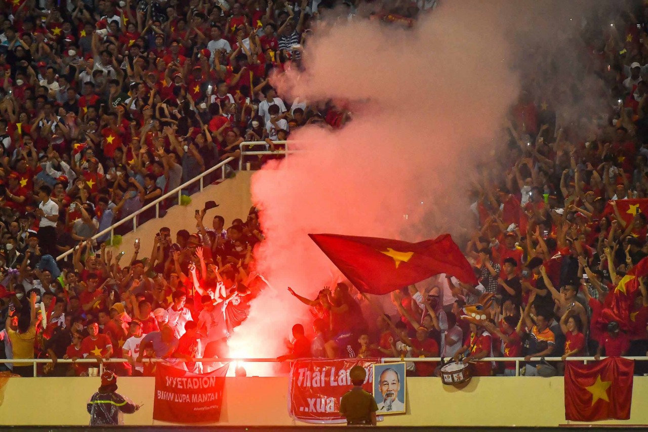 Viet Nam erupt in celebration after winning SEA Games football gold: France 24. (Photo: AFP)