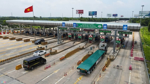 Electronic toll collection applied on Hanoi - Hai Phong Expressway from June 1