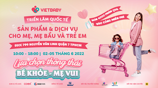 Vietbaby Fair open on June 2 in Ho Chi Minh City. (Photo: Vietbaby Fair)