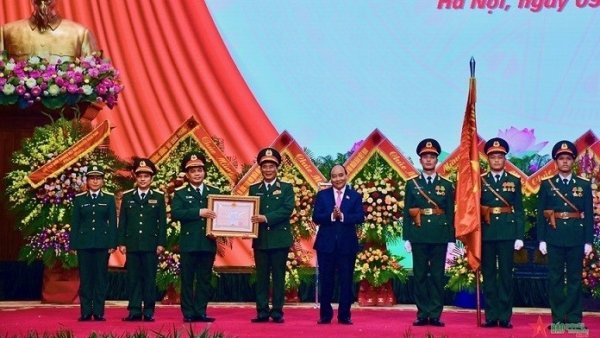 President presented third-class Fatherland Protection Order to Army Corps 11