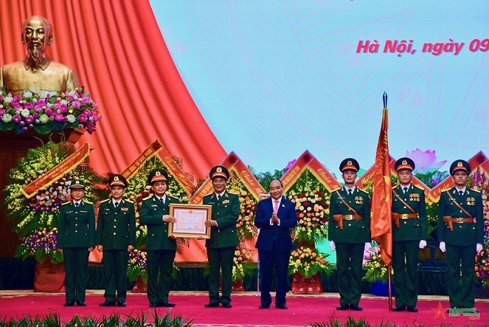 President presented third-class Fatherland Protection Order to Army Corps 11