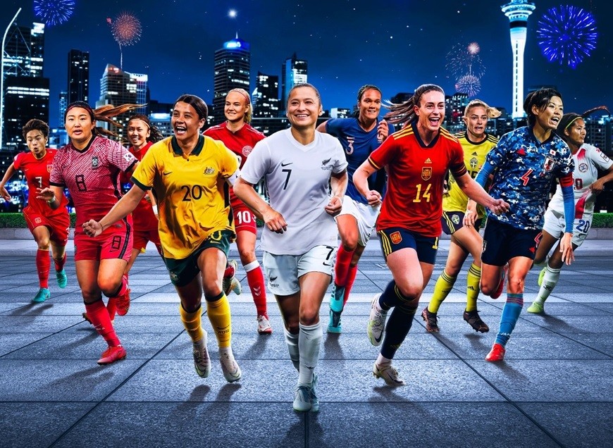 Striker Huynh Nhu present in FIFA Women’s World Cup poster
