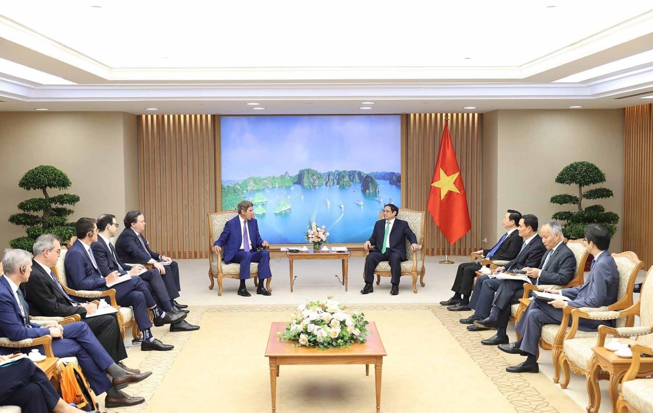 The US committed to support energy transition and climate change adaptation in Vietnam. (Photo: VNA)