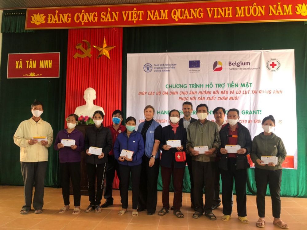 Belgian emergency aid to be handed over to flood-hit farmers in central Viet Nam