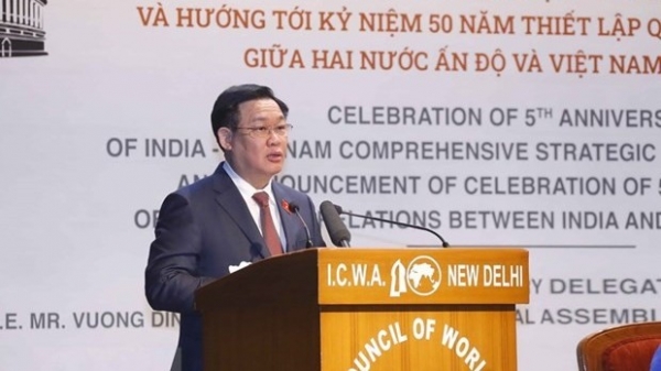 Remarks by NA Chairman Vuong Dinh Hue at the ceremony commemorating the 5th anniversary of the Viet Nam-India Comprehensive Strategic Partnership
