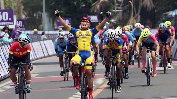 Cyclists compete at Tour of Thailand 2022