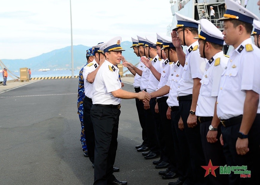 Vietnamese naval ship begins visit to Indonesia. (Source: QĐND)