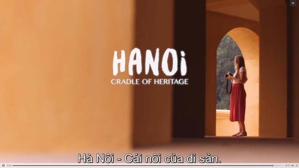 Hanoi, CNN boost tourism promotion cooperation. Image Advertising Hanoi on CNN.
