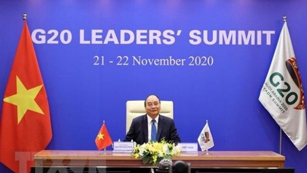 Prime Minister addresses virtual G20 Leaders' Summit