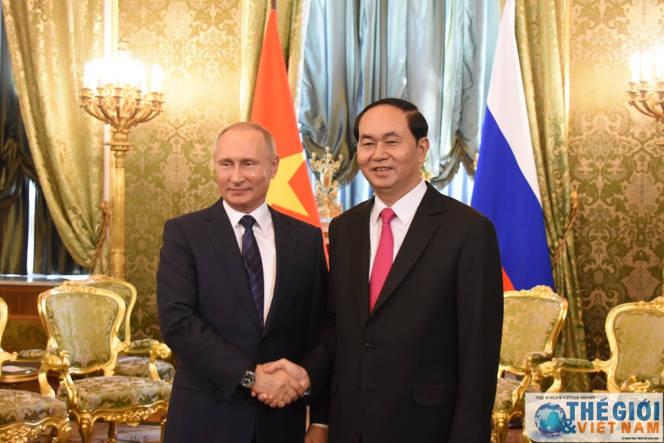 president quang and president putin agree on 10 billion usd in bilateral investment