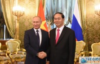 president tran dai quang leaves moscow for saint petersburg