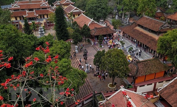 (02.05) At Thien Tru pagoda (Photo: VNA)