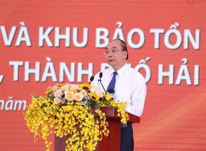 pm phuc attends launching ceremony to preserve historical relic in hai phong