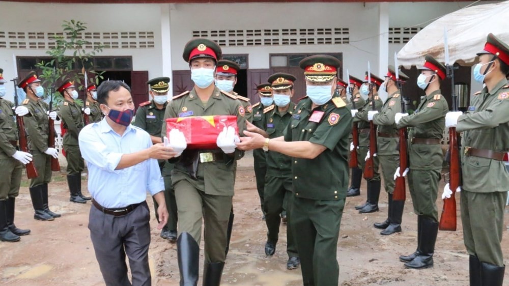 Ceremony held in Vientiane to mark repatriation of Vietnamese martyrs’ remains