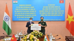 Embassy of India handed over 1 million USD cheque to Viet Nam