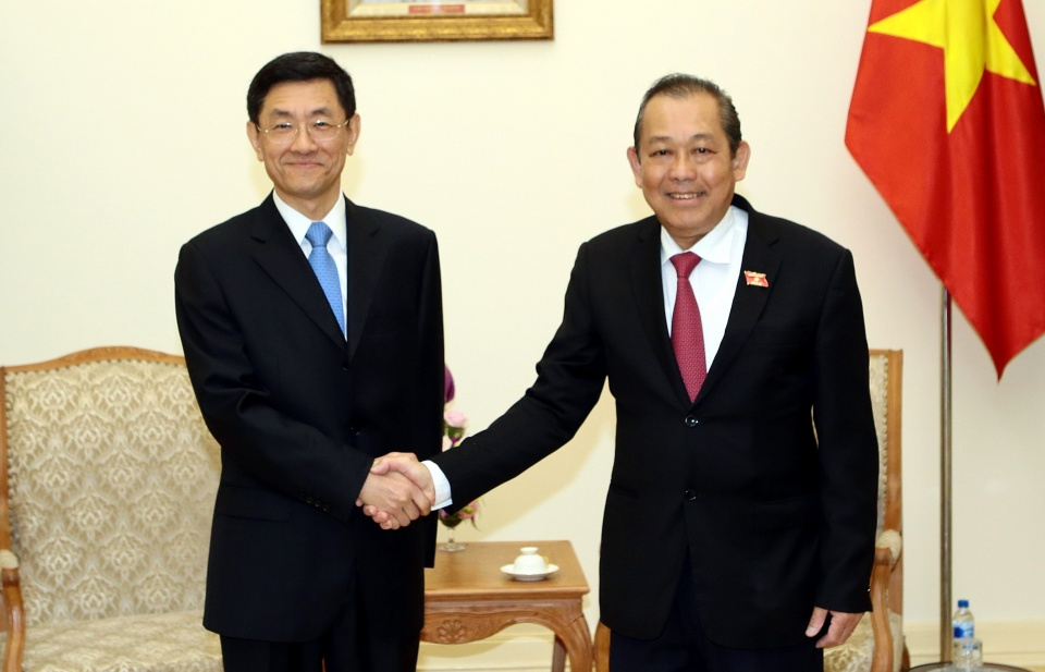 Deputy PM receives Chinese Deputy Minister of State Security