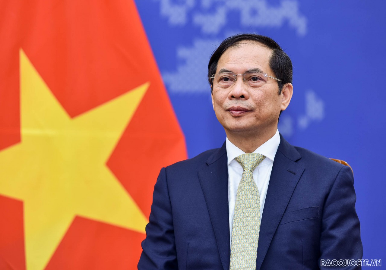Bộ trưởng Ngoại giao Bùi Thanh Sơn. (Ảnh: Nguyễn Hồng)