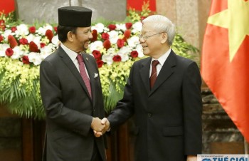 Brunei’s Sultan concludes Vietnam visit