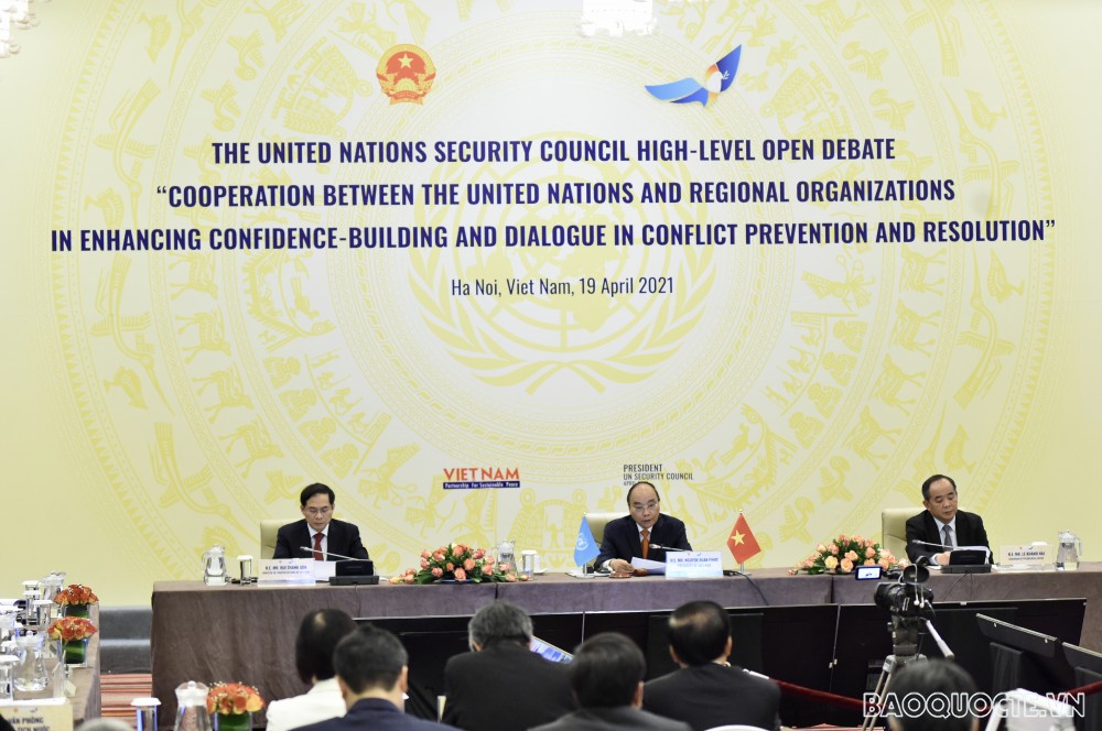 President addresses UNSC Open Debate on confidence-building and dialogue in conflict prevention