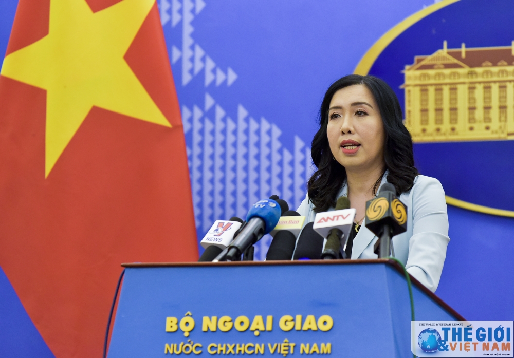 spokeswoman makes clear vietnams views on trade fraud sea related issues