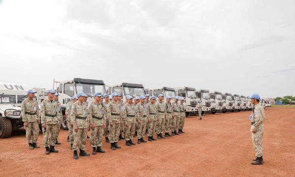 Vietnam’s Engineering Unit Rotation 1 peacekeeping engineering unit set to work in Abyei