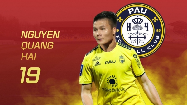 Midfielder Nguyen Quang Hai to join France's Pau FC