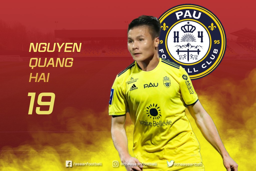 Midfielder Nguyen Quang Hai. (Photo: ASEAN FOOTBALL)