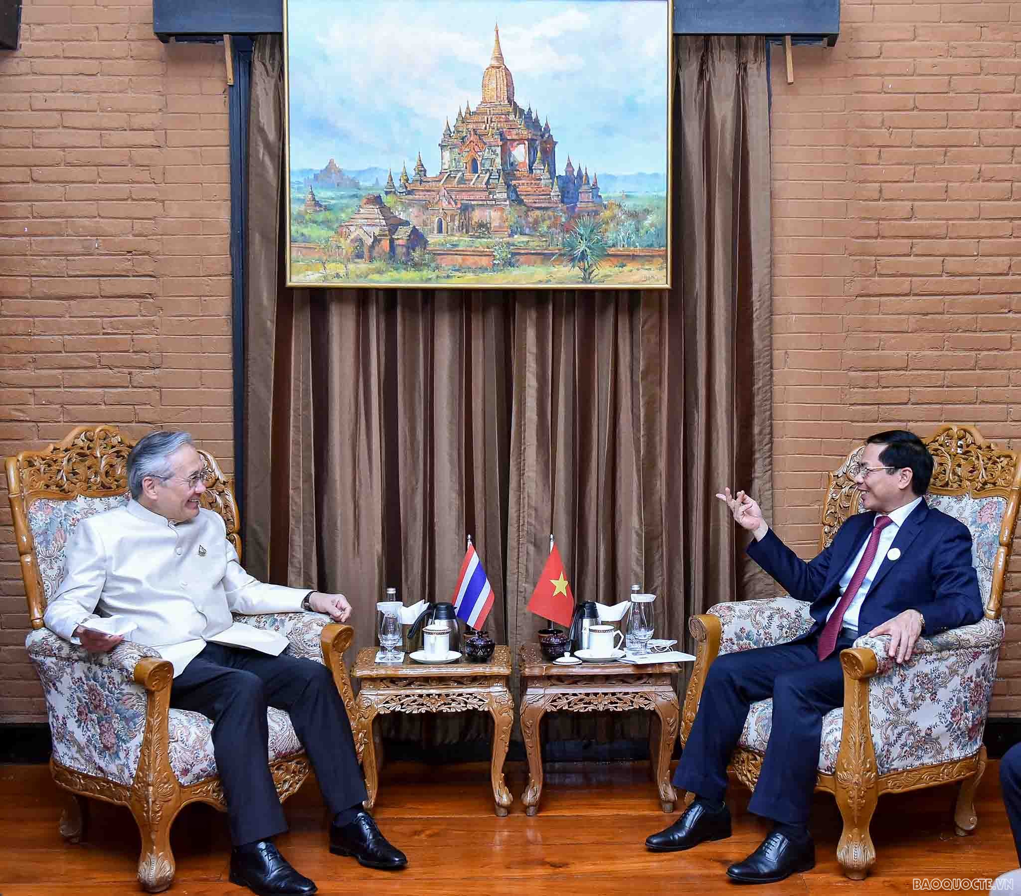 Bộ trưởng Ngoại giao Bùi Thanh Sơn gặp Phó Thủ tướng, Bộ trưởng Ngoại giao Thái Lan