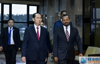 President meets with Ethiopian Prime Minister