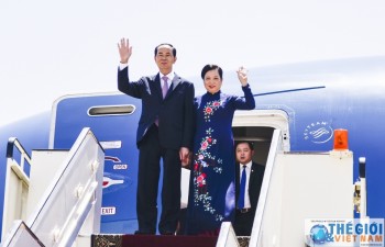 President Tran Dai Quang begins State visit to Egypt