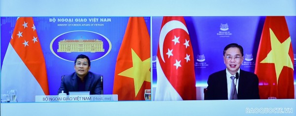 Vietnamese, Singaporean diplomats hold online talks