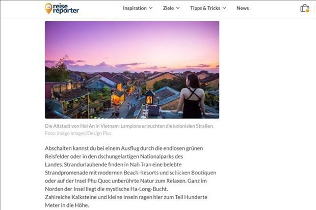 Vietnam among 10 best destinations for Germans to escape winter: news site