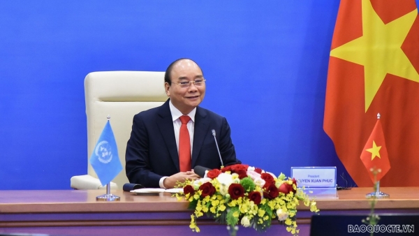 President Nguyen Xuan Phuc addresses online high-level debate on UN-AU cooperation