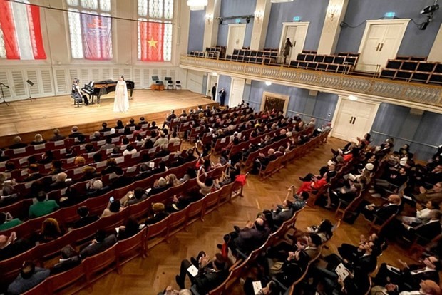 The Vienna concert marking the 50th anniversary of Vietnam - Austria diplomatic ties on September 28. (Photo: toquoc.vn)