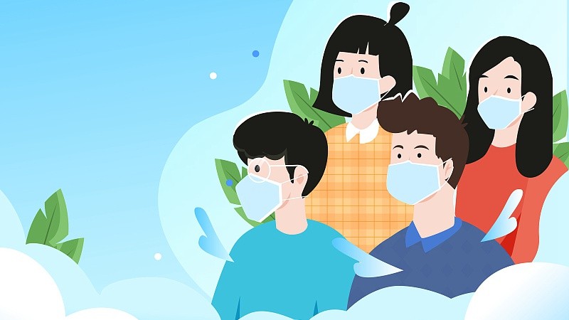 Đeo khẩu trang là một trong những biện pháp chống lại dịch Covid-19. (Nguồn: CGTN) Đeo khẩu trang là một trong những biện pháp chống lại dịch Covid-19. (Nguồn: CGTN)