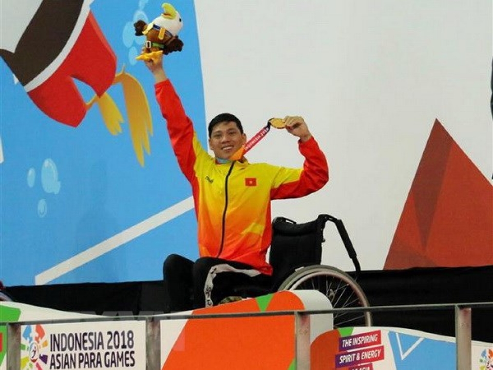 vietnam earns four more medals on 2018 asian para games fifth day