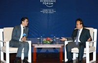 deputy pm continues activities in wef meeting