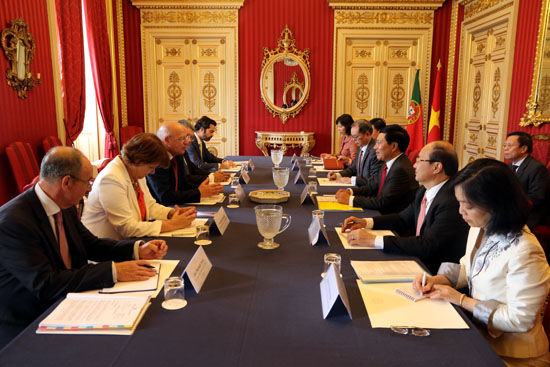 vn portugal agree to raise trade volume to us 1 bln
