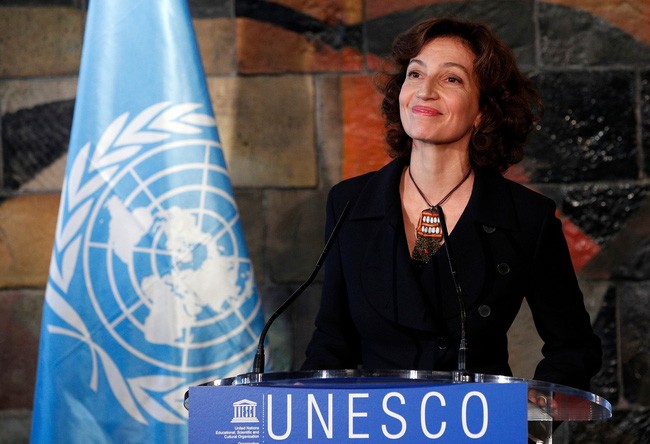 Tổng Giám đôc UNESCO. (Nguồn AP)