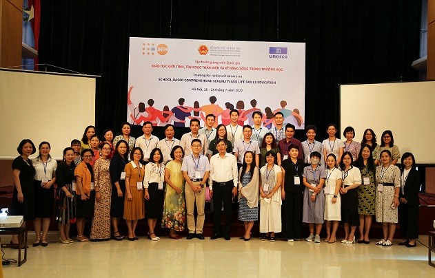 Workshop on Training of Trainers (TOT) on comprehensive sexuality and life skills education. (Source: UNFPA)