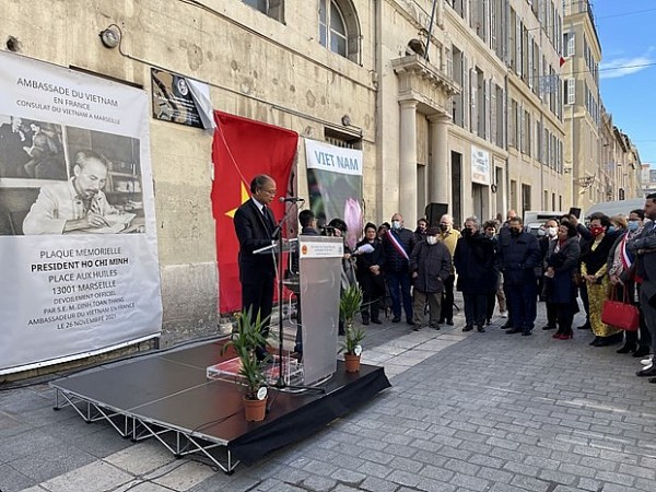 President Ho Chi Minh commemorated in France’s Marseille city