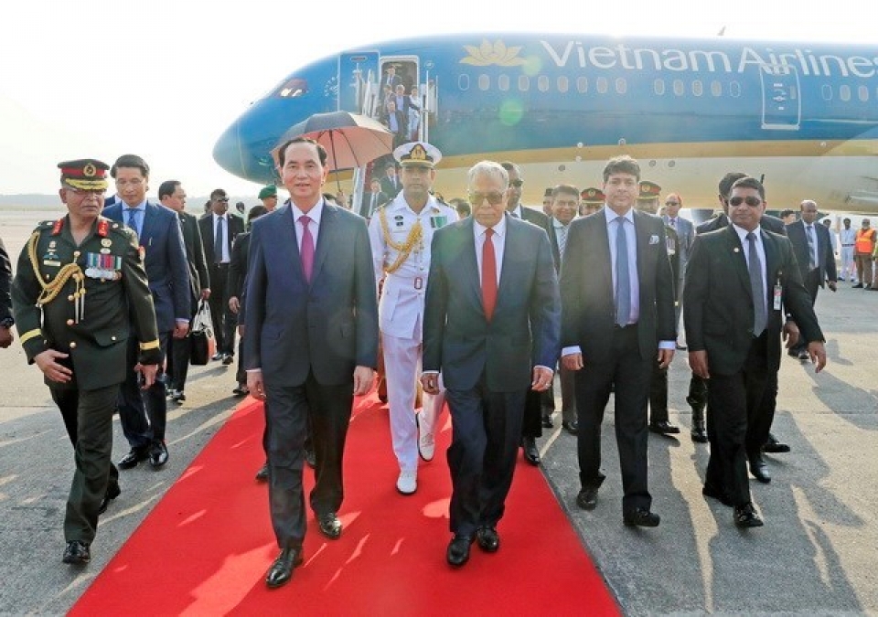 president vietnam wants to promote investment in bangladesh