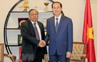 bangladeshi newspaper highlights vietnamese presidents visit