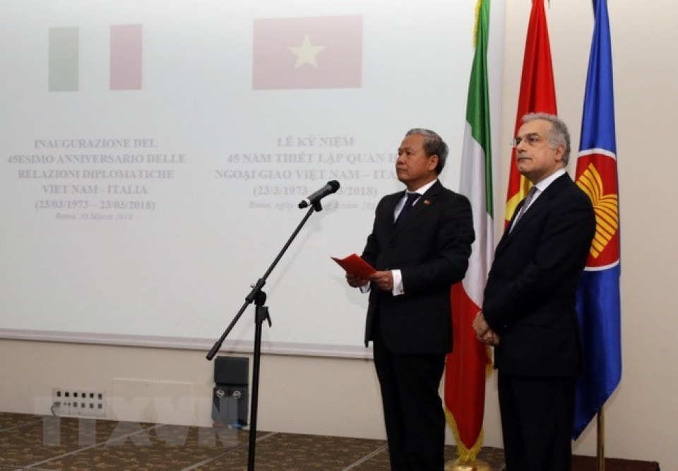 embassy celebrates 45 years of vietnam italy relations