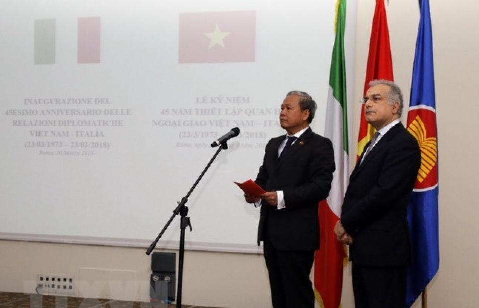 Embassy celebrates 45 years of Vietnam-Italy relations